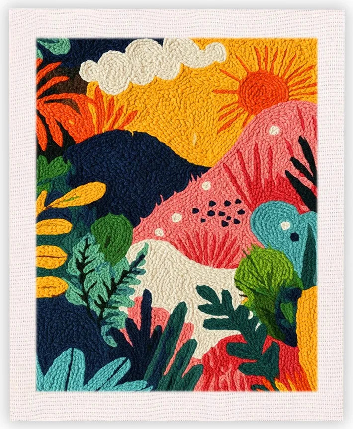 Kit Punch Needle Débutant Rug Hooking — photo 14