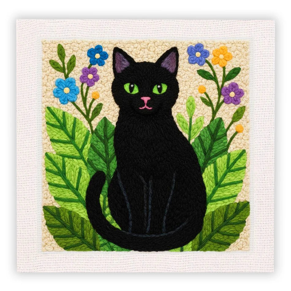 Kit Punch Needle Chat Noir 25x25 cm — photo 13