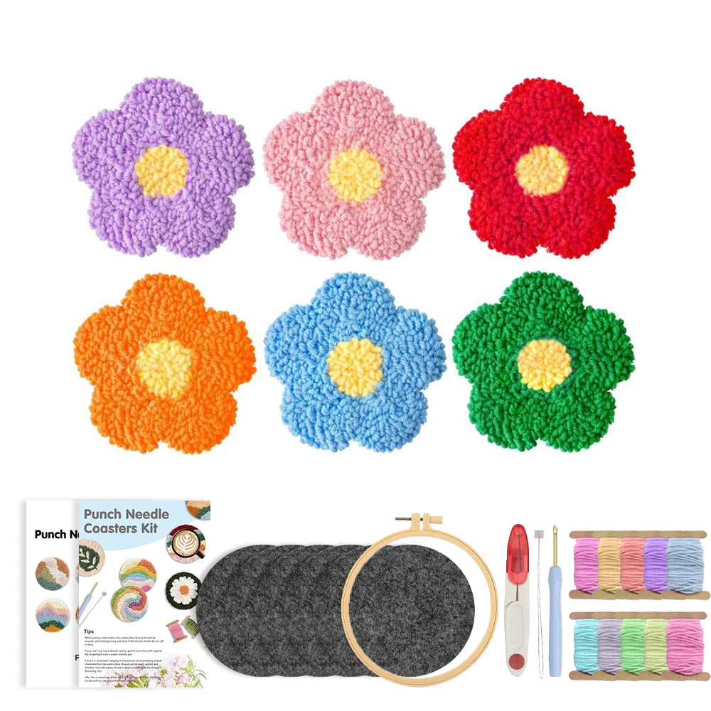 Kit 6 Sous-verres Fleurs Variées — photo 13