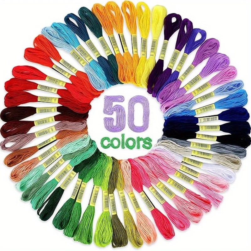 50 Fils Point de Croix & Bracelets