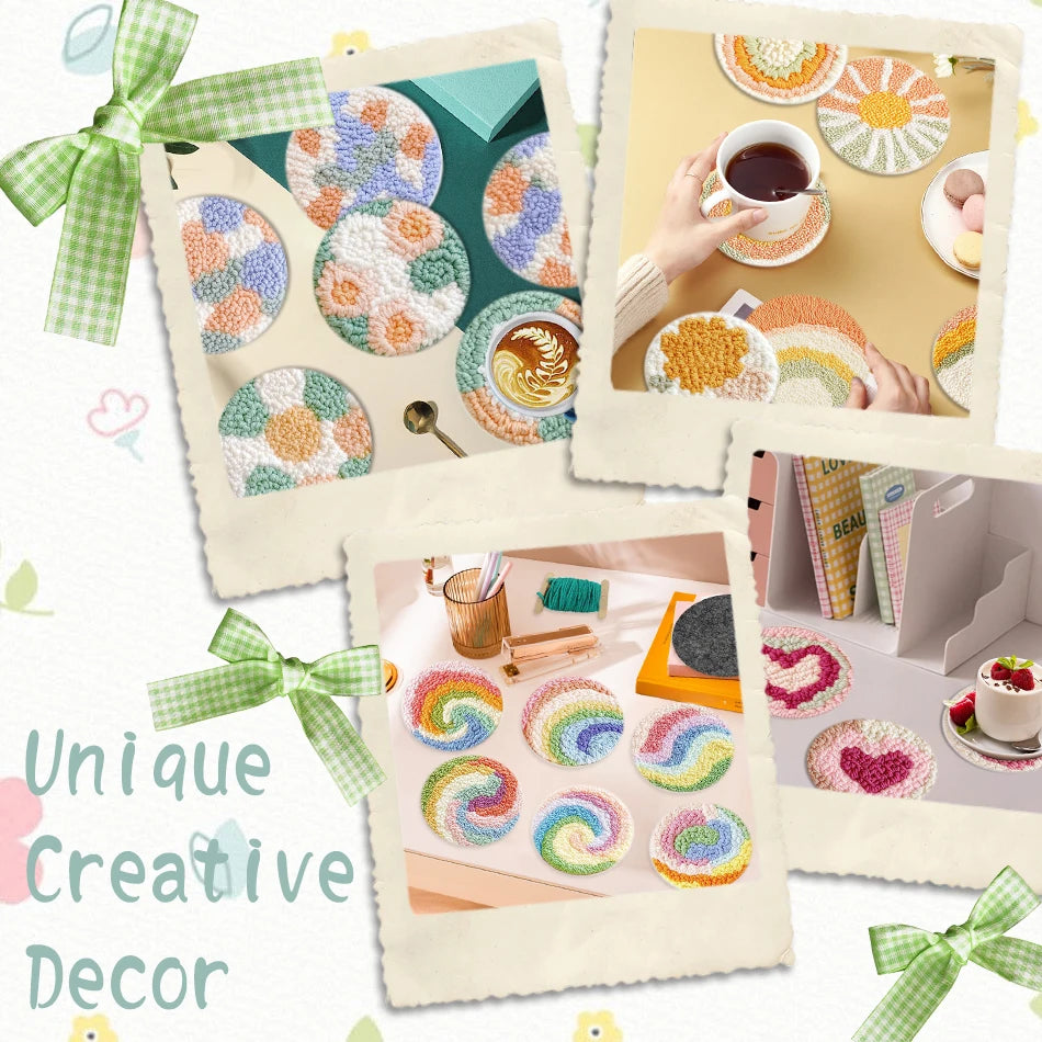 Kit Sous-verres Punch Needle Art Facile — photo 11