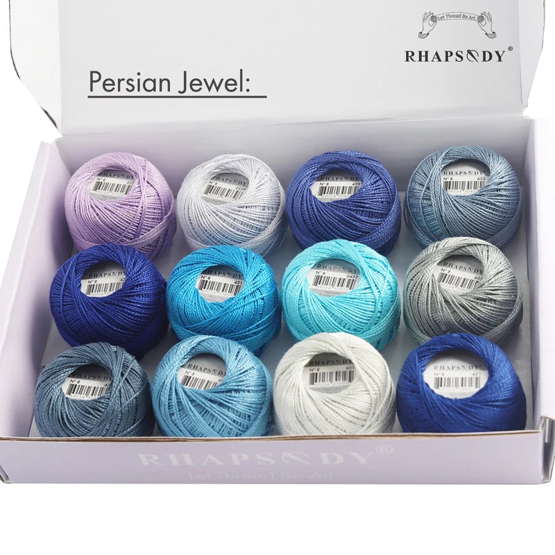 Fil Coton Perlé n°8 — Lot de 12 Boules — photo 128