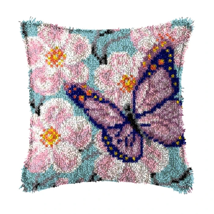 Kit Tapis Point Noué Fleurs & Papillons — photo 23