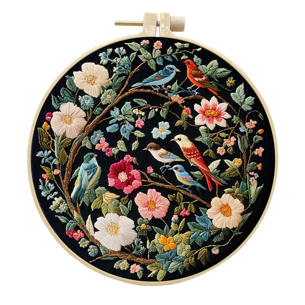 Kit Broderie Fleurs & Oiseau Débutant — photo 7