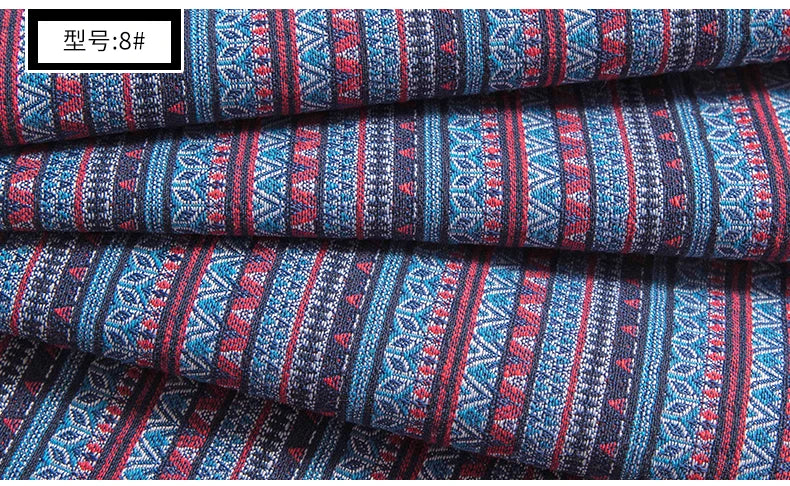 Tissu Lin Coton Ethnique au Mètre — photo 24