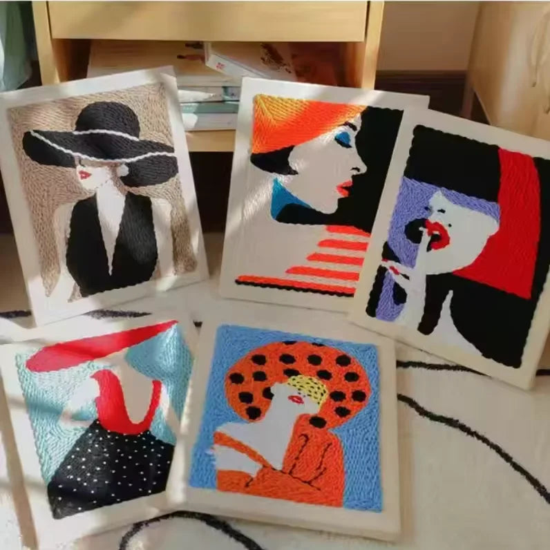Kit Punch Needle Débutant Rug Hooking — photo 10