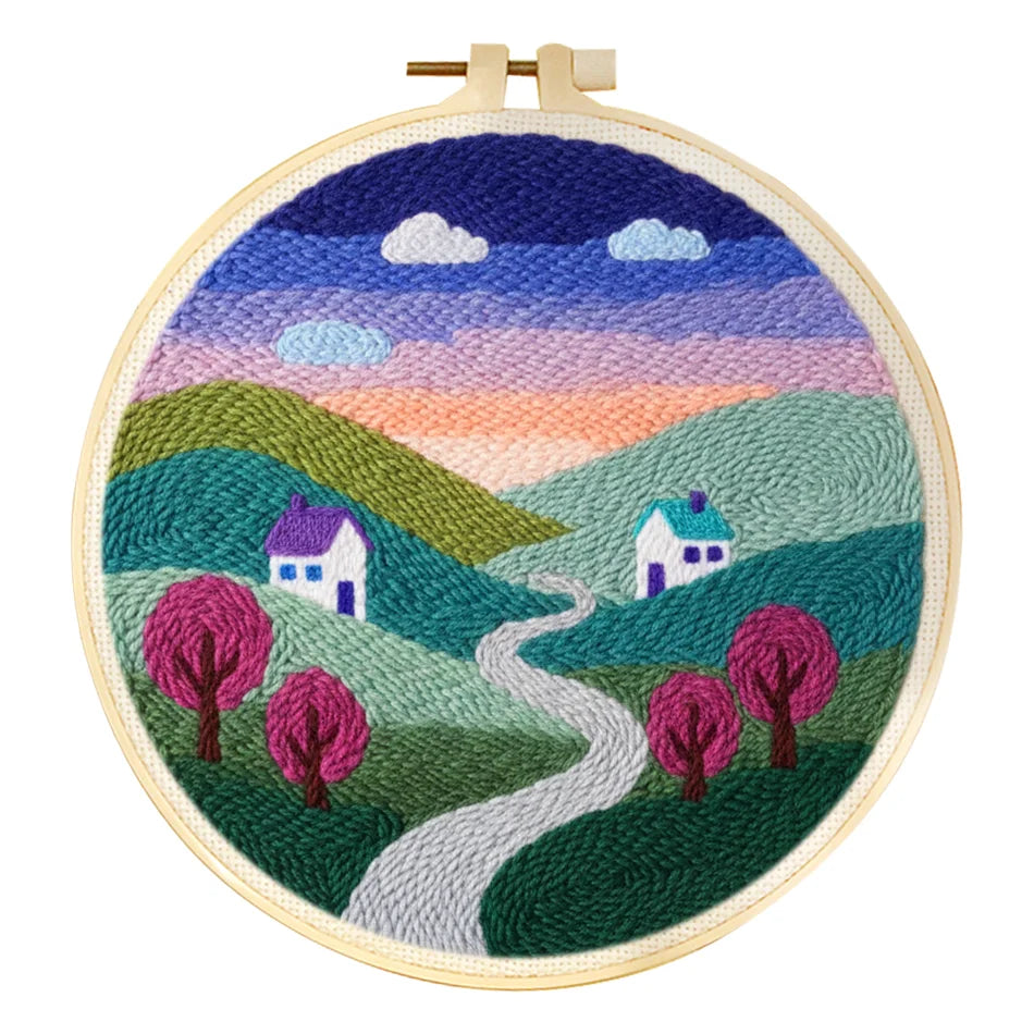 Kit Punch Needle Paysage — Montagnes & Nature — photo 12