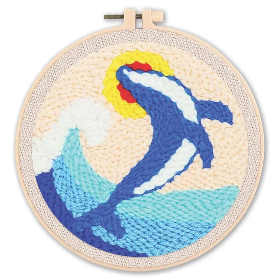 Kit Punch Needle Baleine — Déco Marine — photo 14