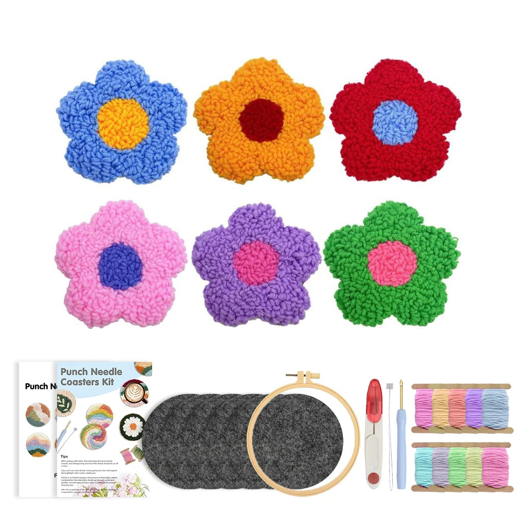 Kit 6 Sous-verres Fleurs Variées — photo 14
