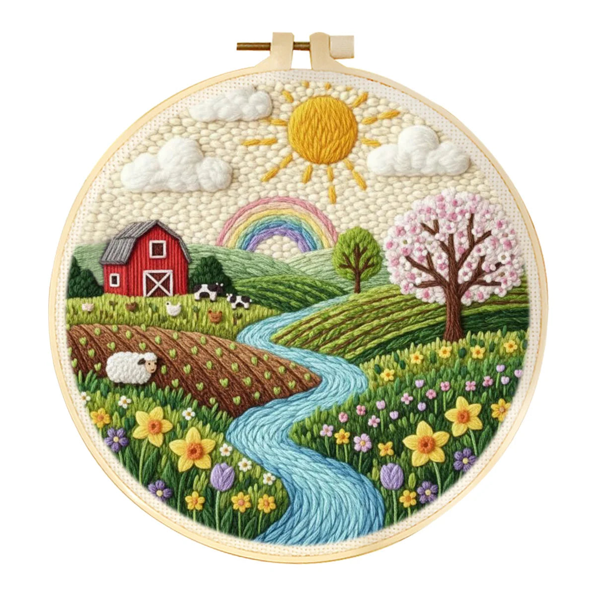 Kit Punch Needle Paysage de Printemps — photo 17