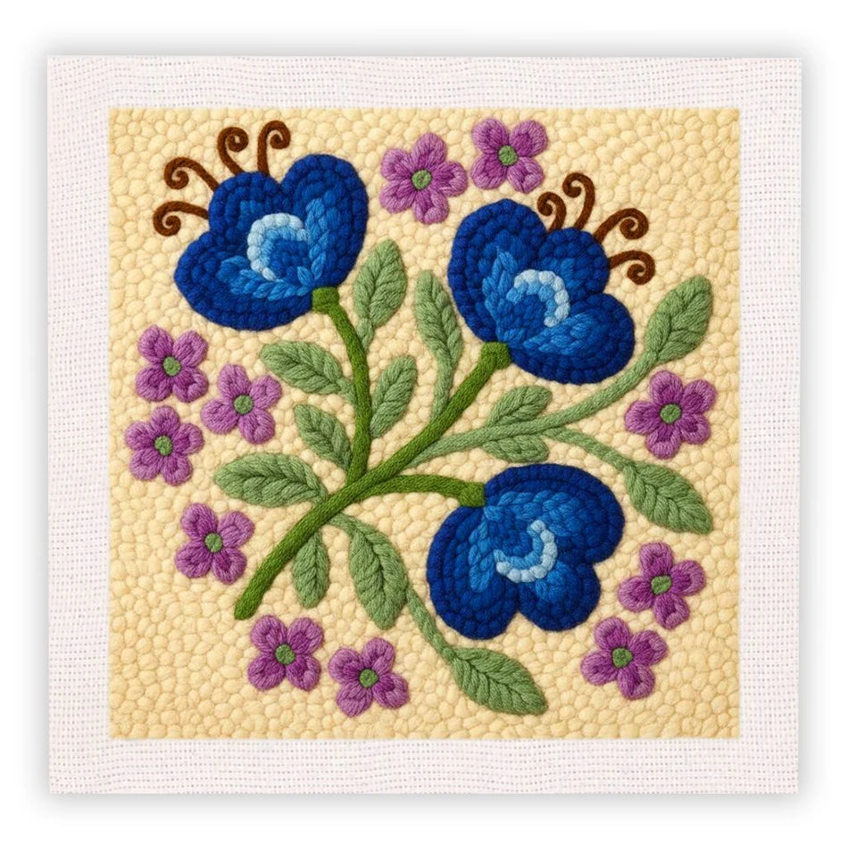 Kit Punch Needle Bouquet Floral — photo 16