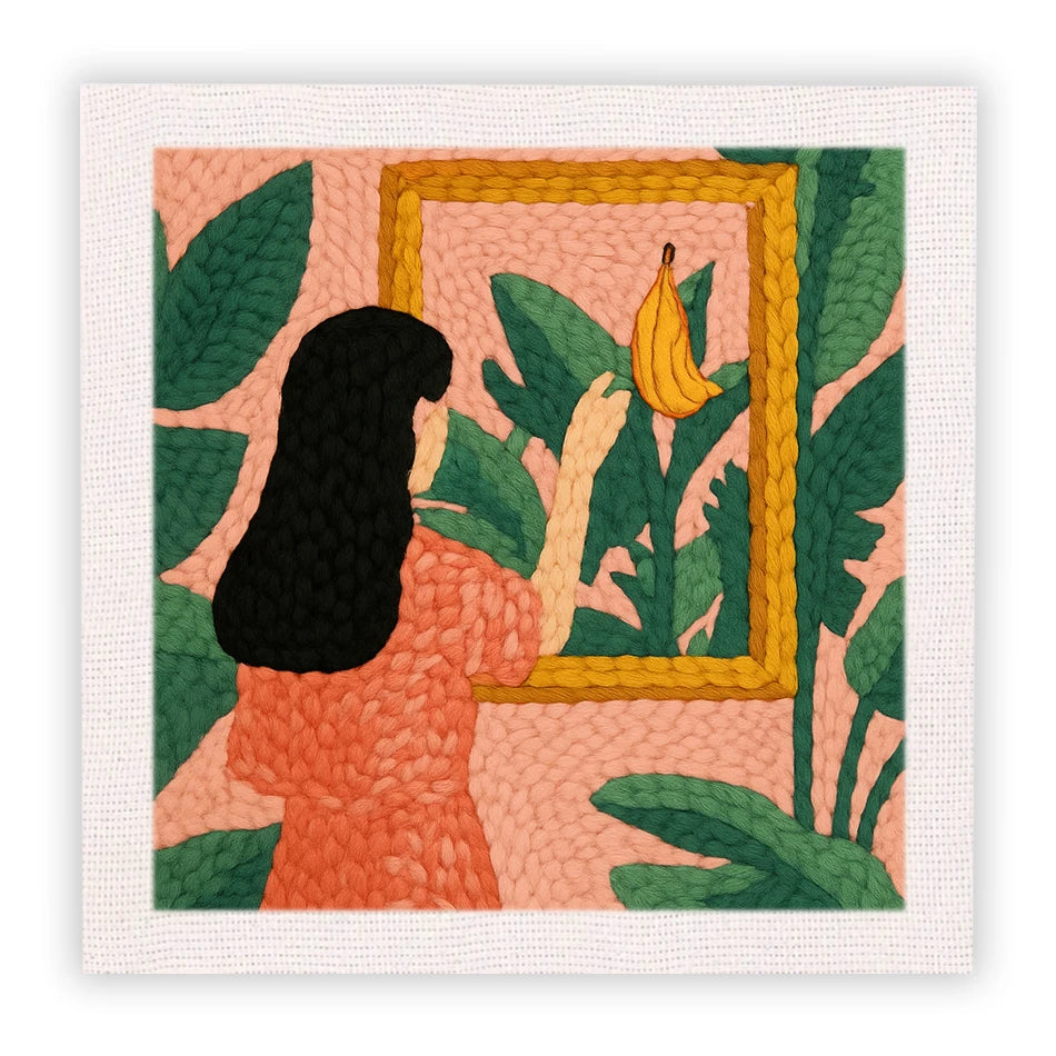 Kit Punch Needle Plantes 25x25 cm — photo 17