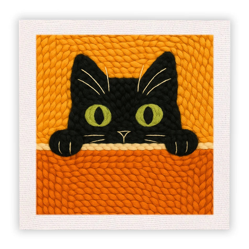 Kit Punch Needle Chat avec Cadre — photo 17