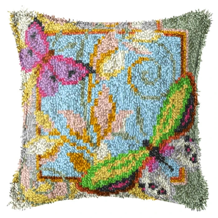 Kit Coussin Point Noué Paysage Fleuri — photo 25