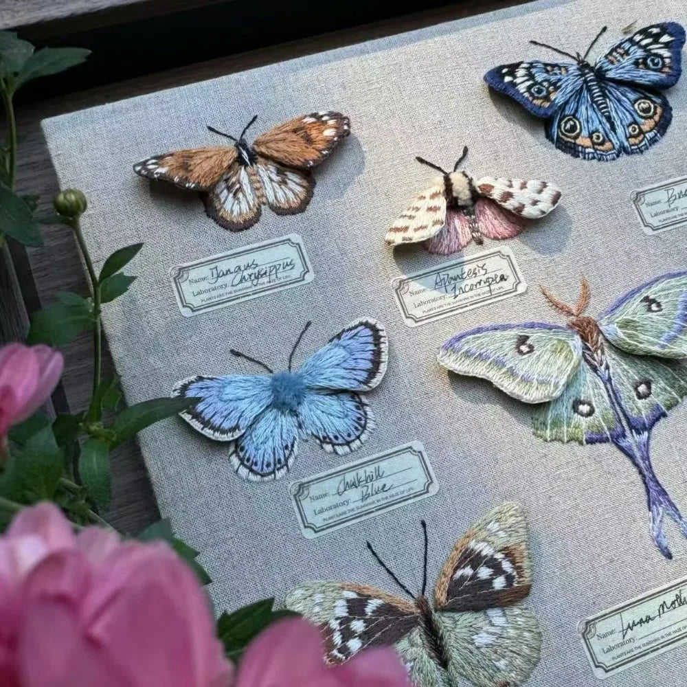 Kit Broderie 3D Papillons — 7 Pièces — photo 3