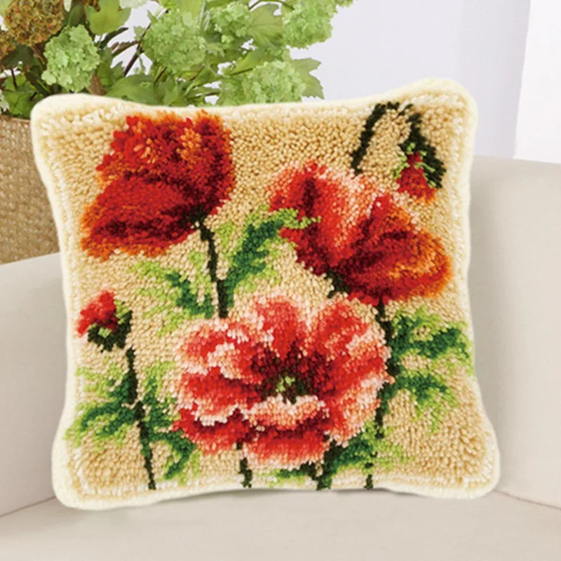 Kit Tapis Point Noué Roses — photo 29