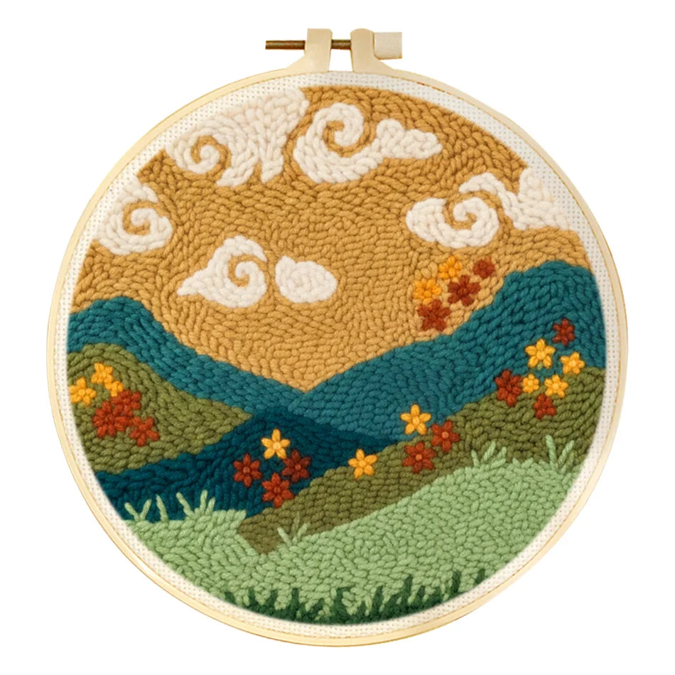 Kit Punch Needle Paysage — Montagnes & Nature — photo 15