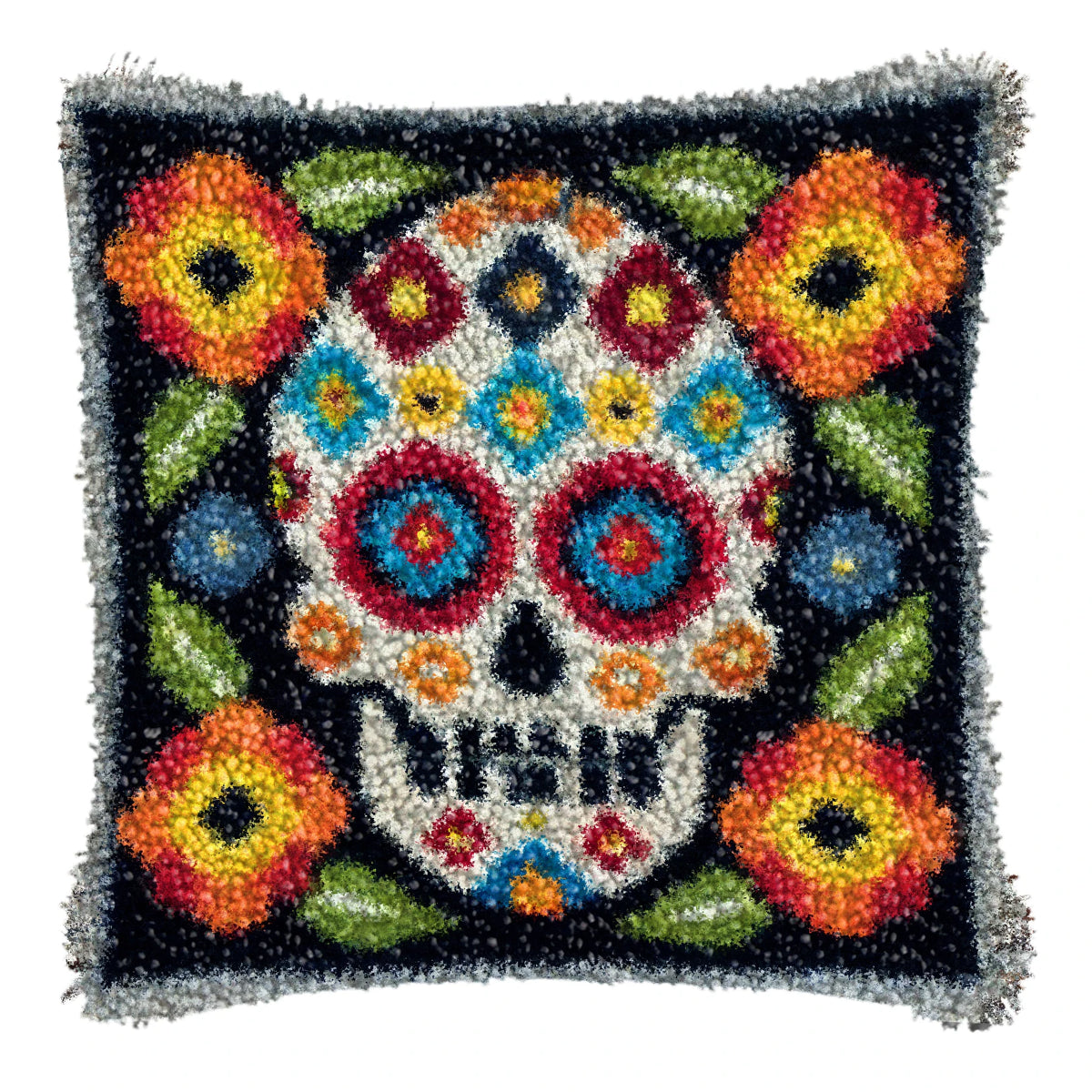 Kit Coussin Point Noué Rayures Soleil — photo 22