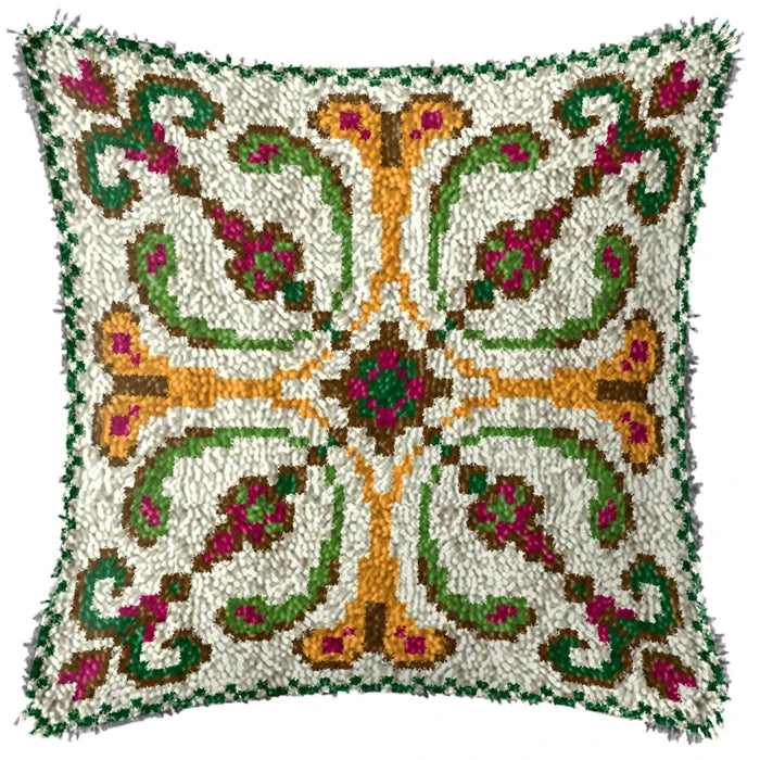 Kit Coussin Point Noué Rayures Soleil — photo 15