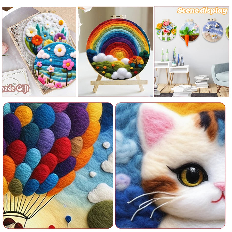 Kit Peinture en Laine avec Cadre — photo 4