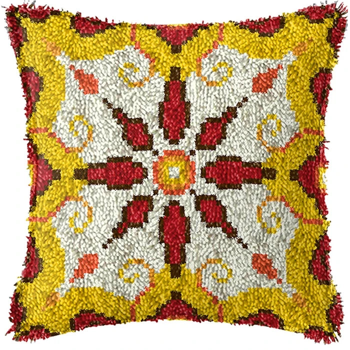 Kit Coussin Point Noué Rayures Soleil — photo 23