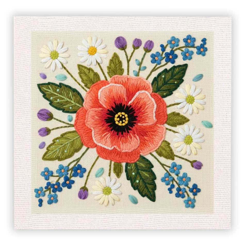 Kit Punch Needle Bouquet Floral — photo 11