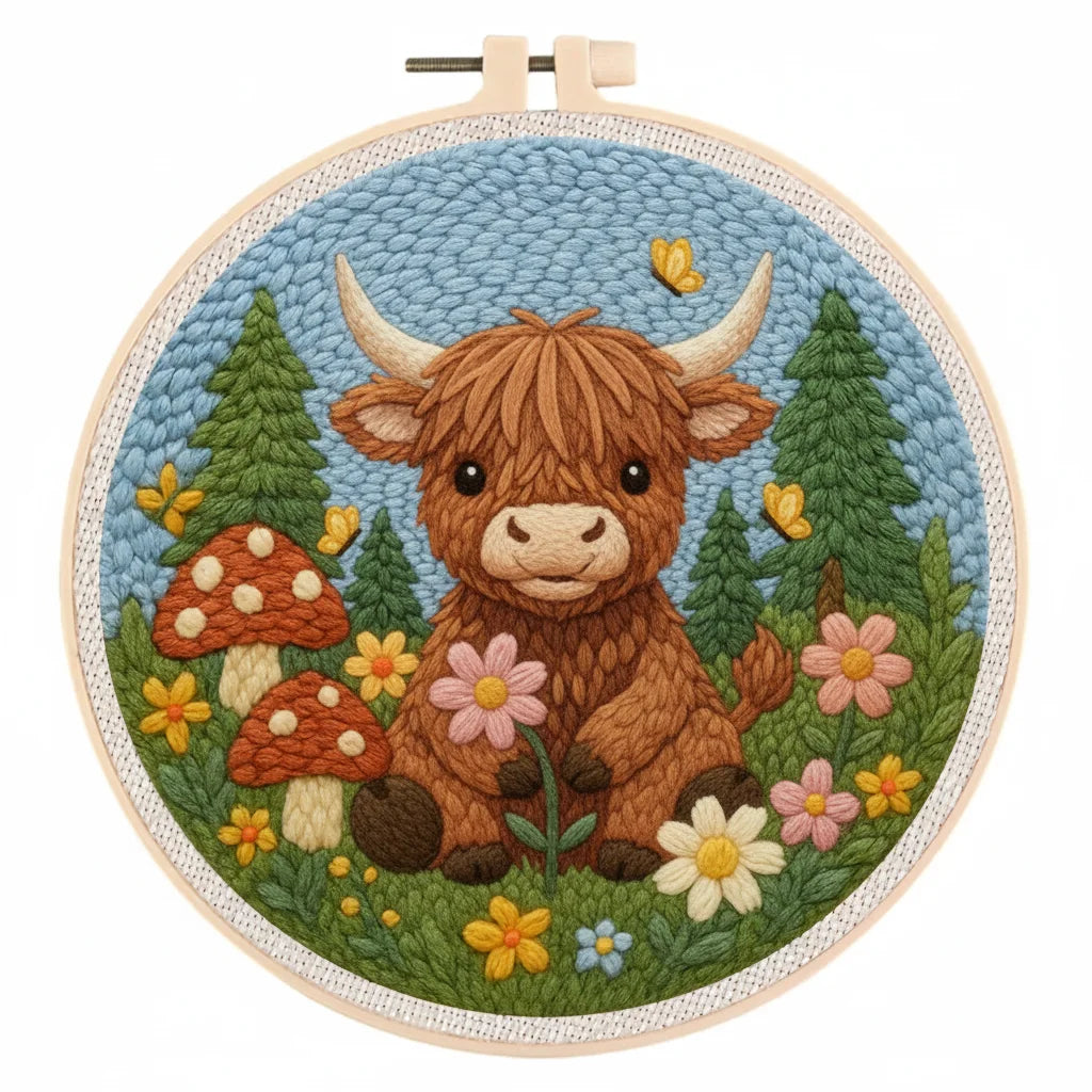 Kit Punch Needle Vache Mignonne — photo 20