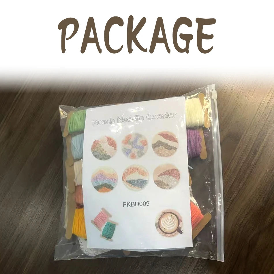 Kit 6 Sous-verres Punch Needle Débutant — photo 8