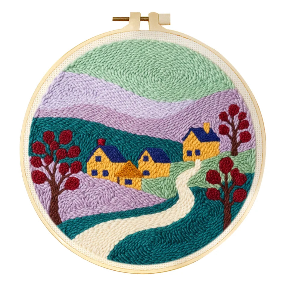 Kit Punch Needle Paysage — Montagnes & Nature — photo 14