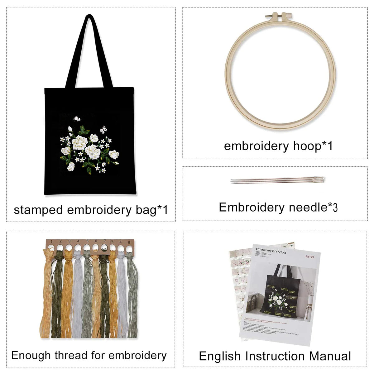 Kit Broderie Tote Bag Débutant — photo 18