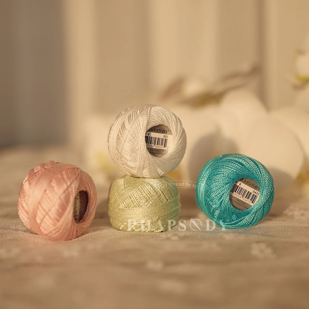 Fil Coton Perlé n°8 — Lot de 12 Boules — photo 94