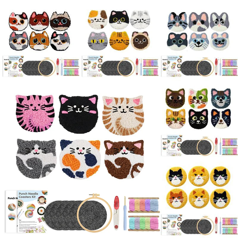 Kit Punch Needle Enfant — Mes Premiers Ouvrages (dès 7 ans)