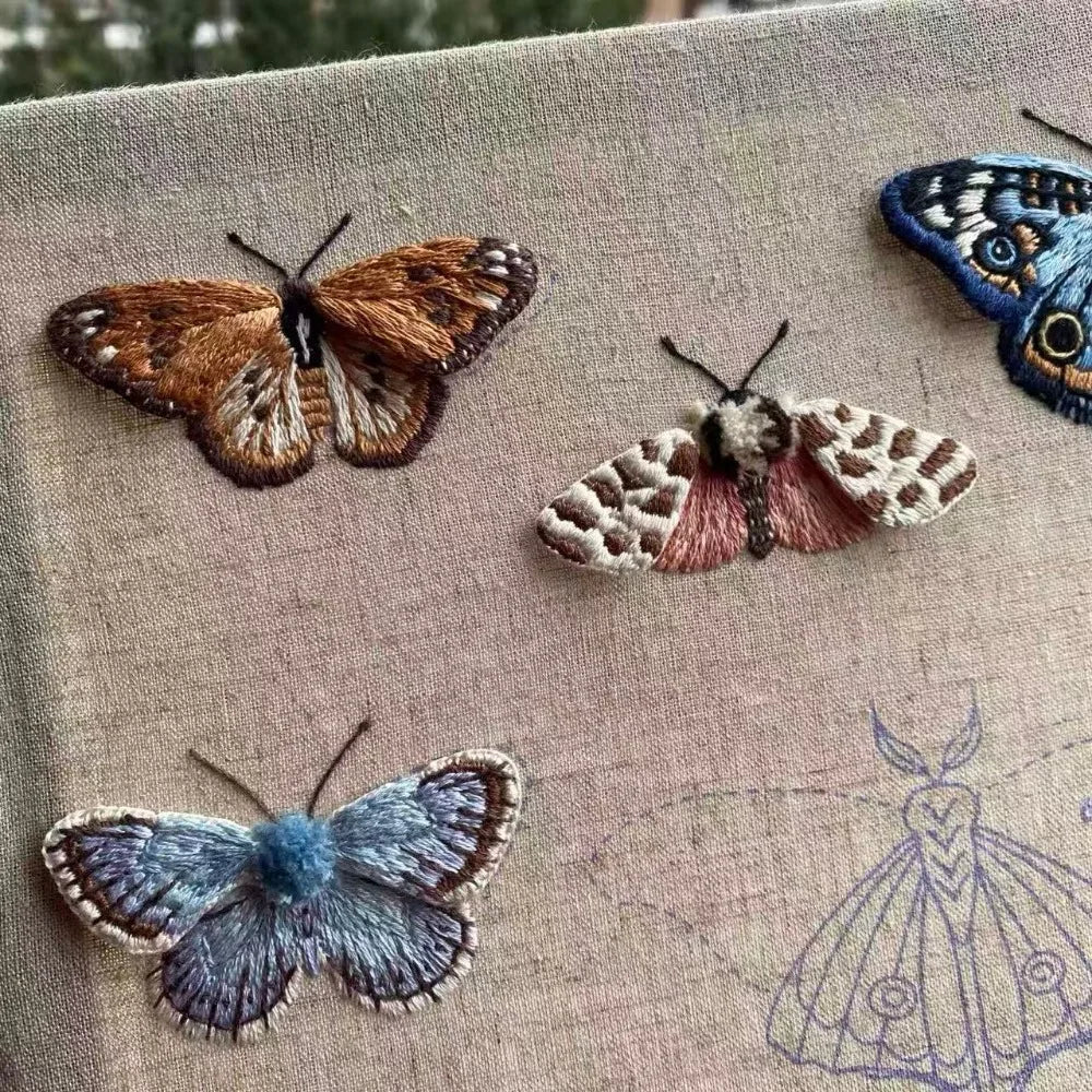 Kit Broderie 3D Papillons — 7 Pièces — photo 4