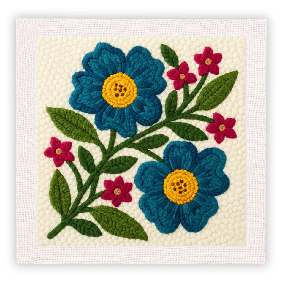 Kit Punch Needle Bouquet Floral — photo 12