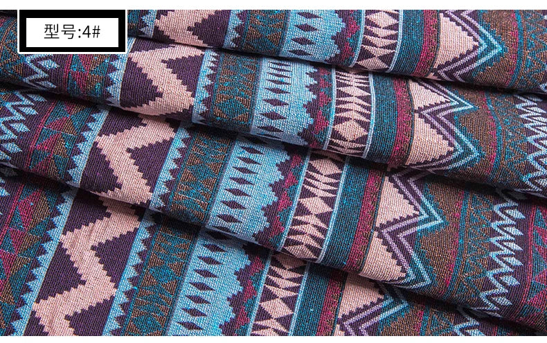 Tissu Lin Coton Ethnique au Mètre — photo 20