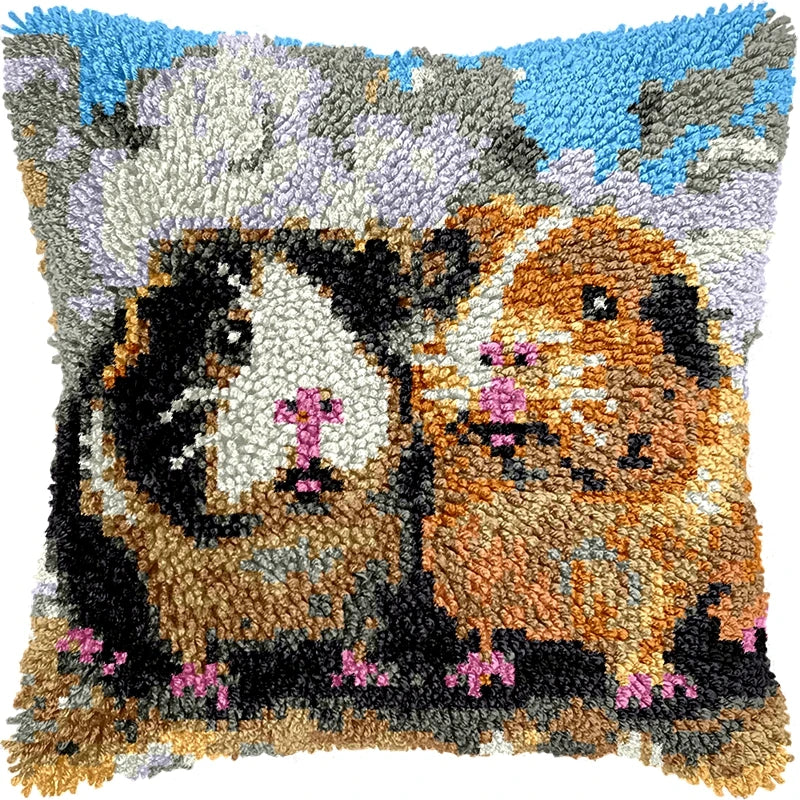 Kit Coussin Point Noué Lapin & Chat — photo 25