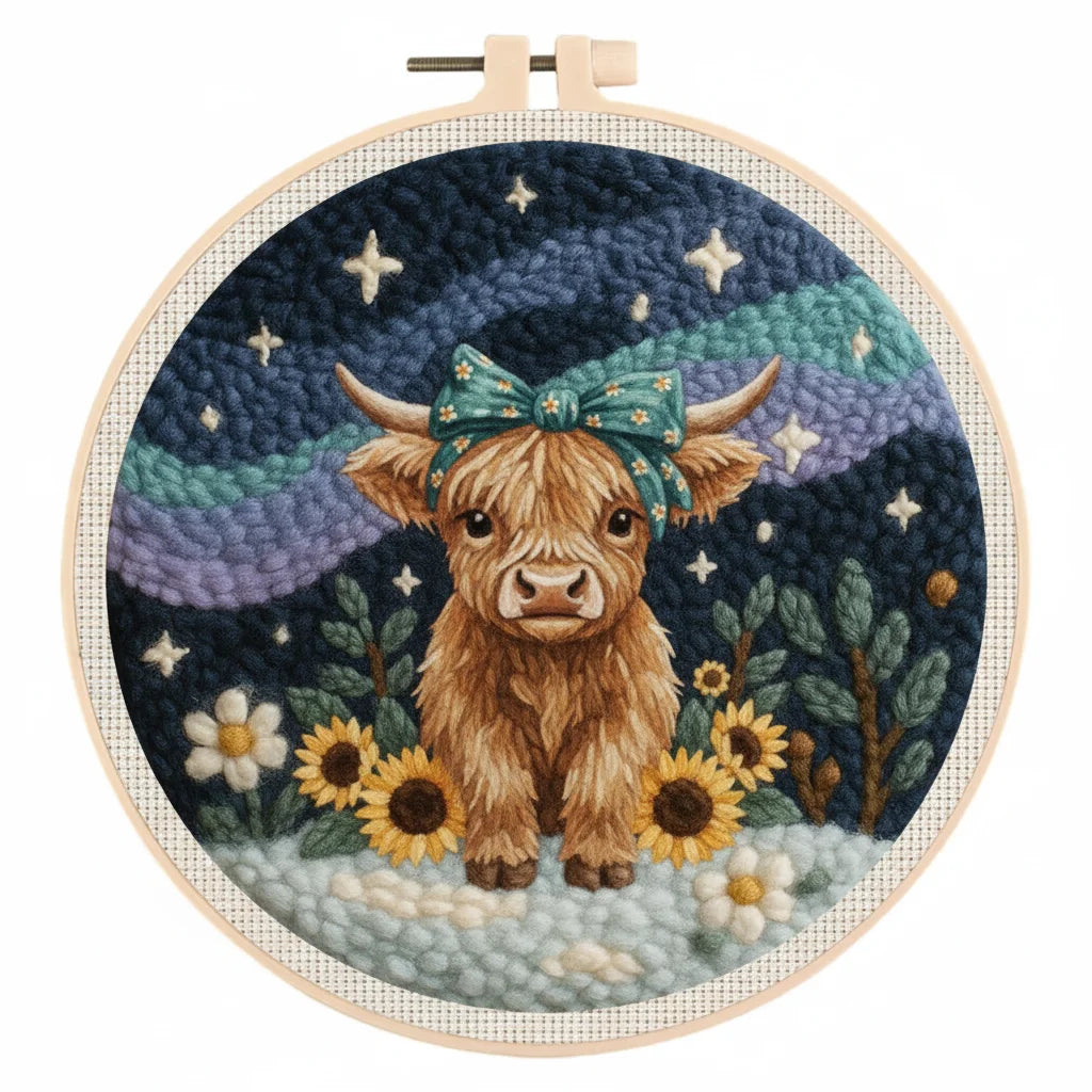 Kit Punch Needle Vache Mignonne — photo 21
