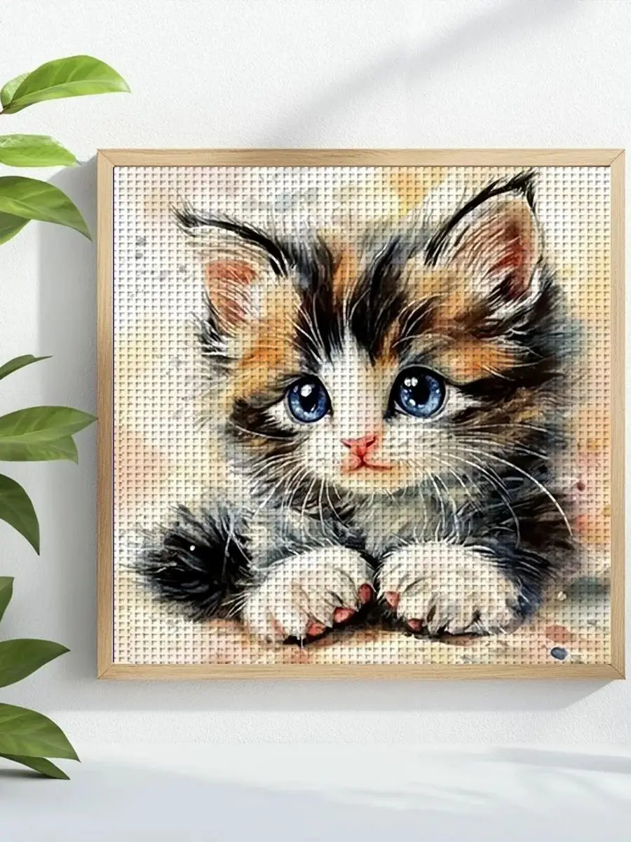 Kit Point de Croix Chat 40x40 cm II — photo 7