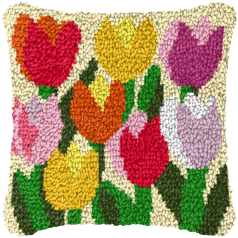 Kit Coussin Point Noué Mandala Fleuri — photo 3