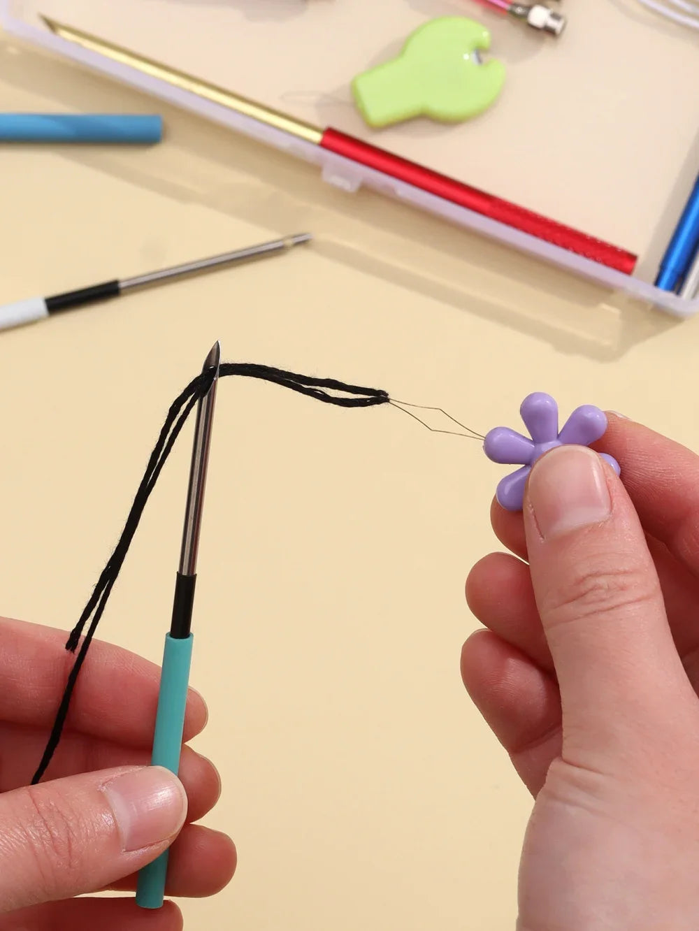 Kit Fournitures Punch Needle — Aiguille Réglable — photo 13