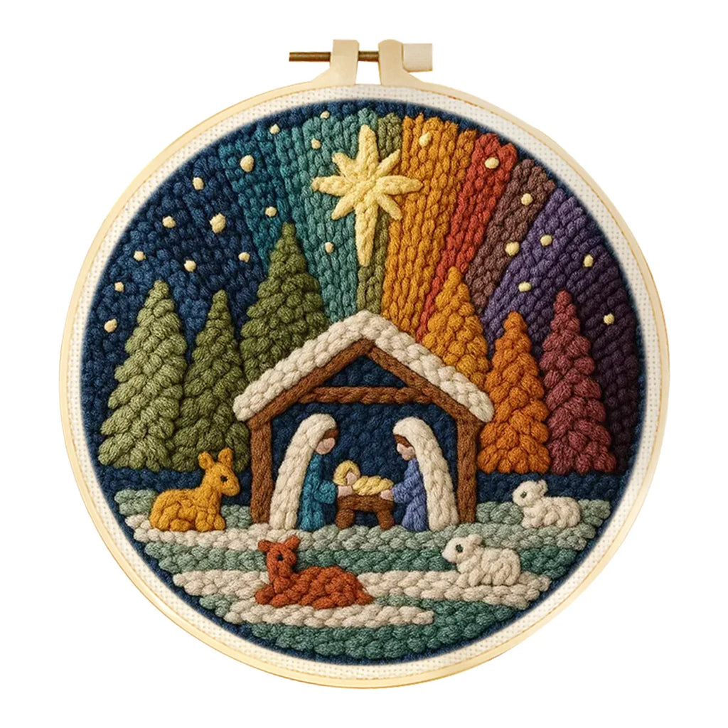Kit Punch Needle Paysage avec Cadre & Fils — photo 15