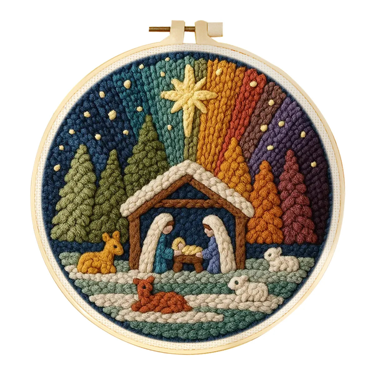 Kit Punch Needle Paysage avec Cadre & Fils — photo 15