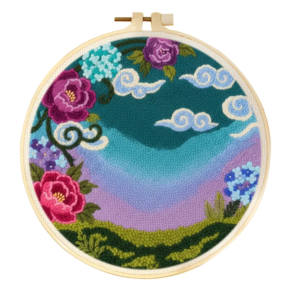 Kit Punch Needle Paysage — Montagnes & Nature — photo 13