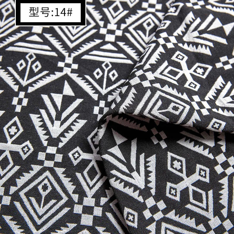 Tissu Lin Coton Ethnique au Mètre — photo 59
