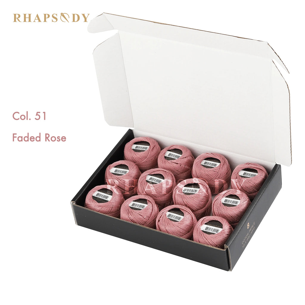 Fil Coton Perlé n°8 — Lot de 12 Boules — photo 38