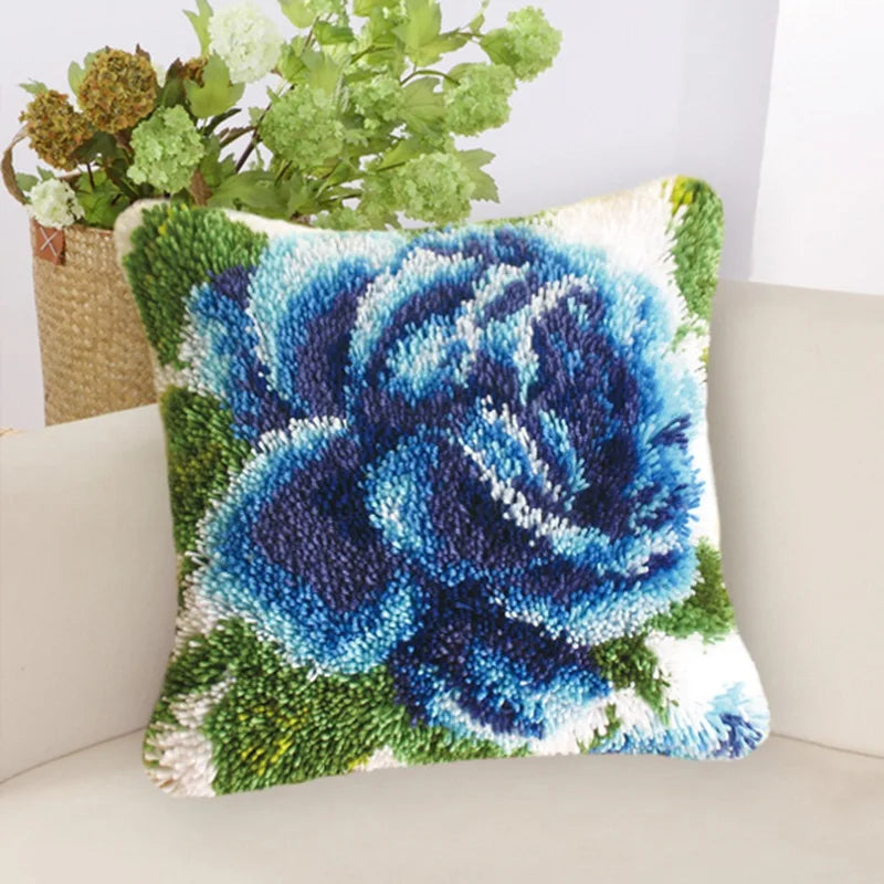Kit Tapis Point Noué Roses — photo 2