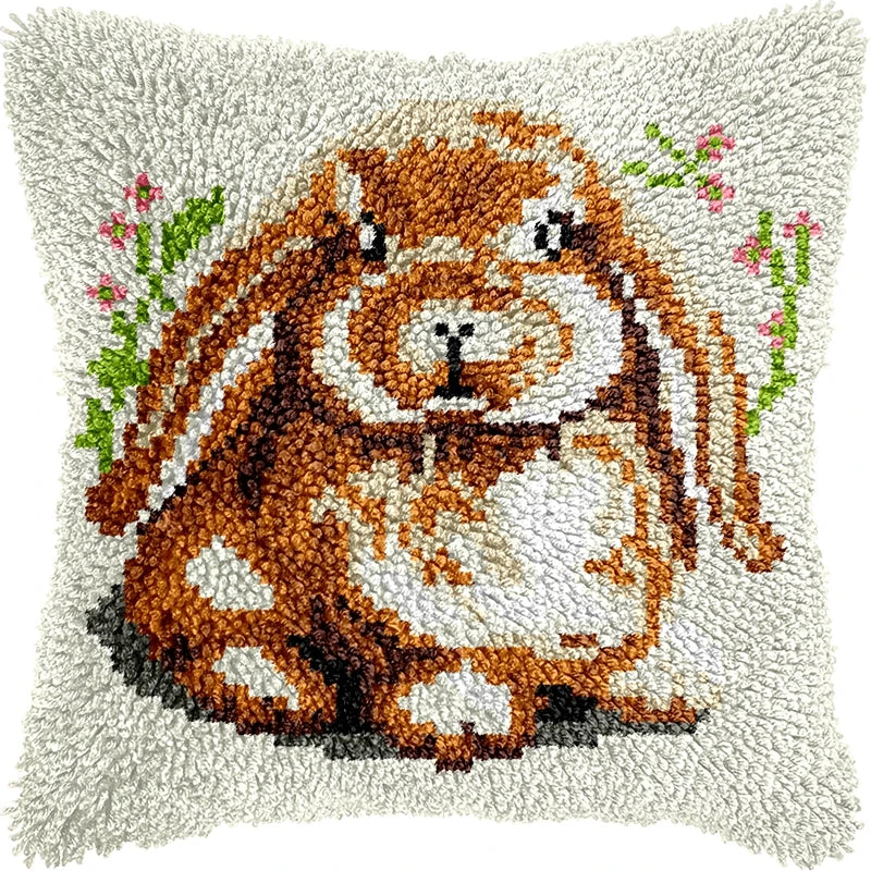 Kit Coussin Point Noué Lapin & Chat — photo 10