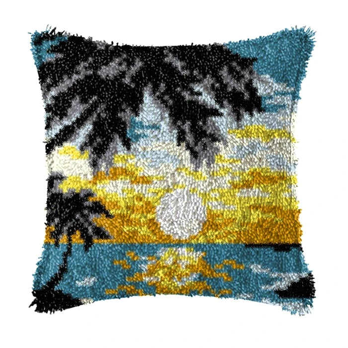 Kit Coussin Point Noué Rayures Soleil — photo 25