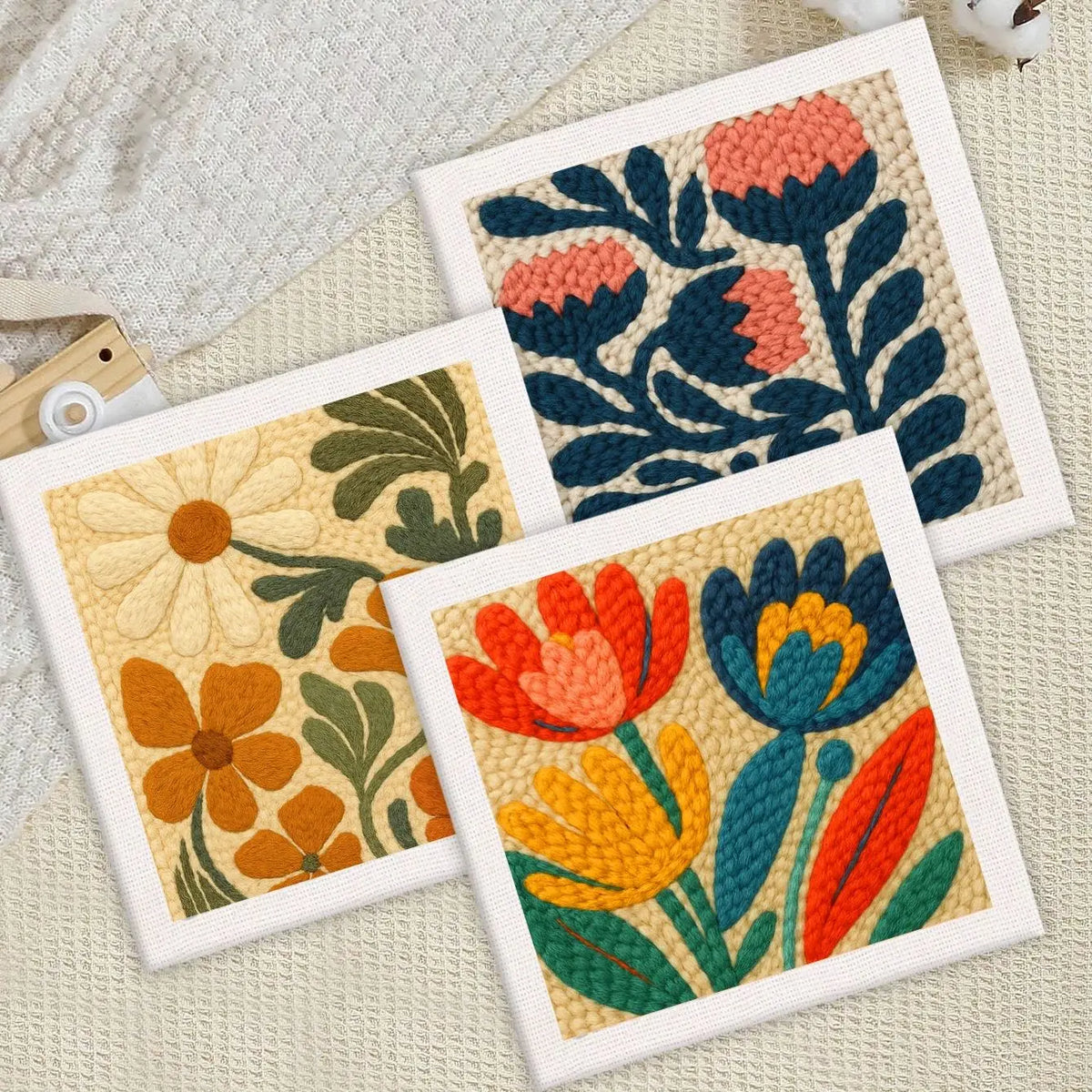 Kit Punch Needle Plantes 25x25 cm — photo 6