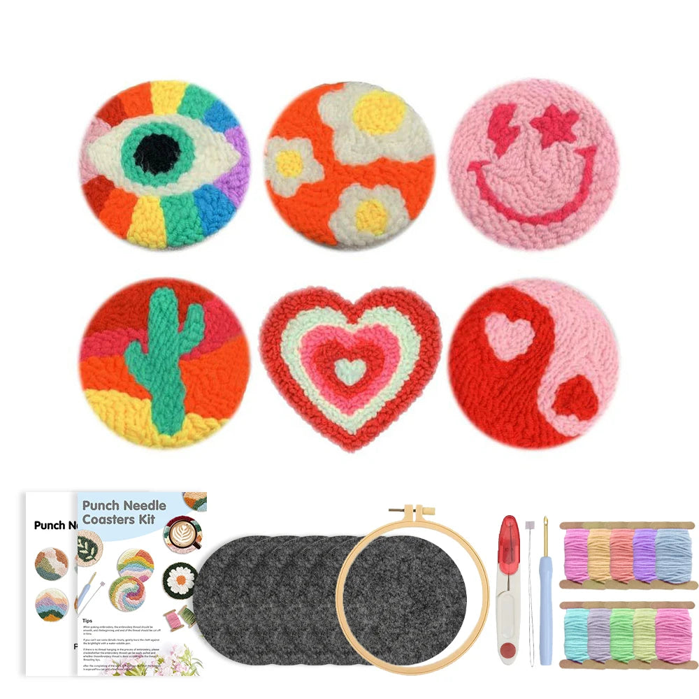 Kit 6 Sous-verres Cœurs Roses — photo 13